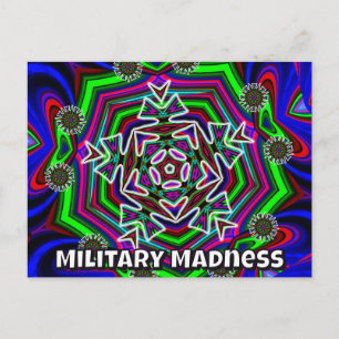 Military Madness (you may change the words) Postcard