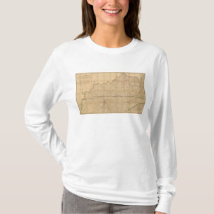 Military Map of the States of Kentucky T-Shirt