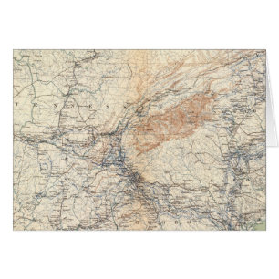 Military map, WT Sherman