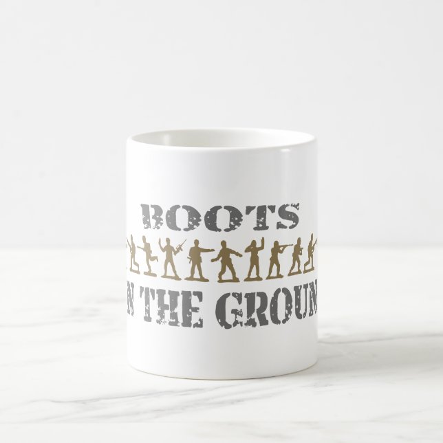 Military Men - Boots on the Ground Coffee Mug (Center)
