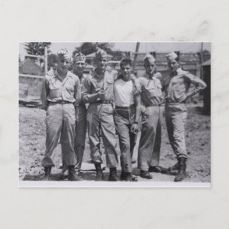 Military Men Playful Buddies hot Postcard