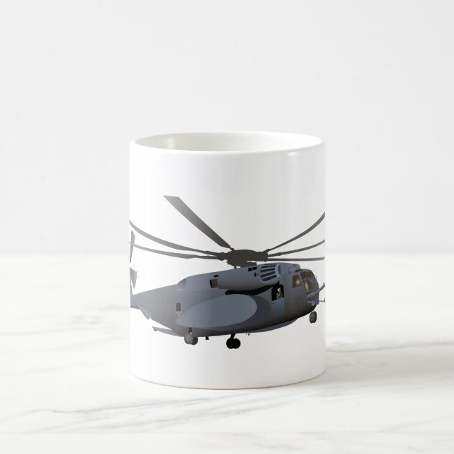 Military MH-53 Helicopter Coffee Mug (Center)