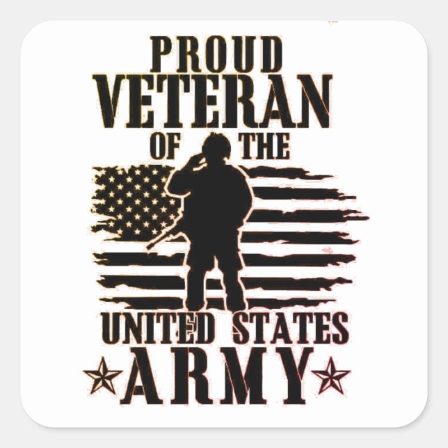 Military Mom Dad armed Forces day Square Sticker (Front)