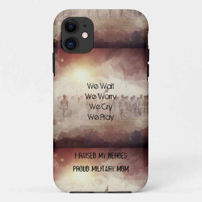 Military Mom iPhone 13 Case (Back)