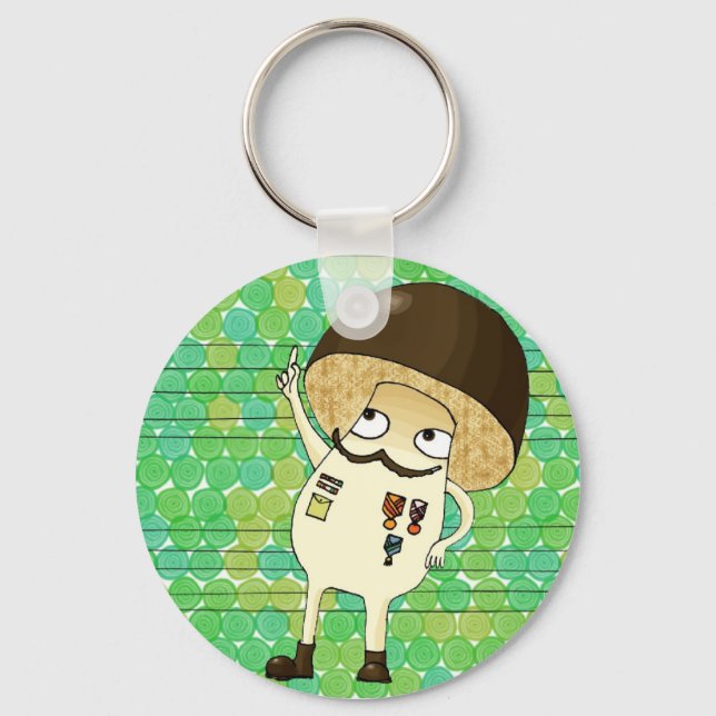 Military mushroom keychain (Front)