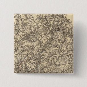 Military Operations of the Atlanta Campaign 2 Inch Square Button