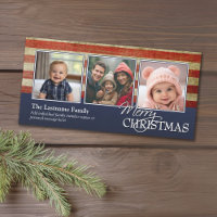 Military / Patriotic Christmas Photo Card