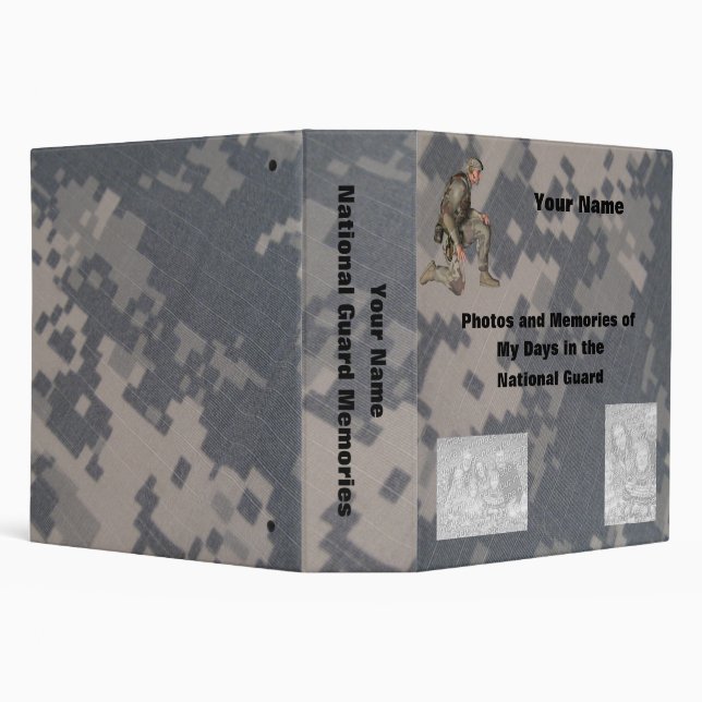 Military Photo Memory album Binder (Background)