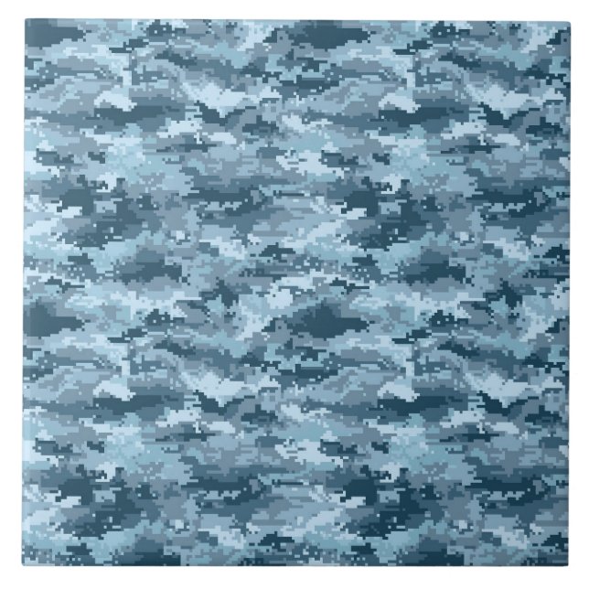 military pixelated camouflage pattern tile (Front)