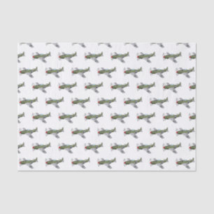 Military plane cartoon illustration tissue paper