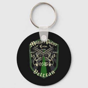Military Police 95 Bravo Veteran Keychain
