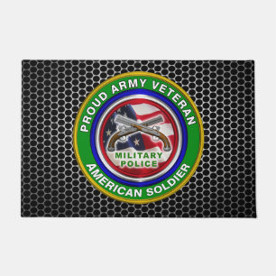 Military Police Corps Veteran  Doormat