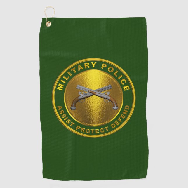 Military Police MP Golf Towel (Front)