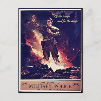 Military Police Postcard