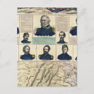 Military Portraits Postcard