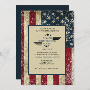 Military Retirement  Invitation