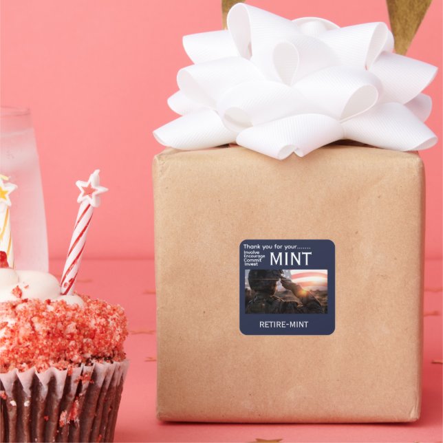 Military retirement sticker (Party)