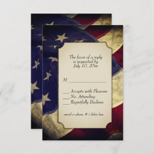 Military RSVP with Menu Choices