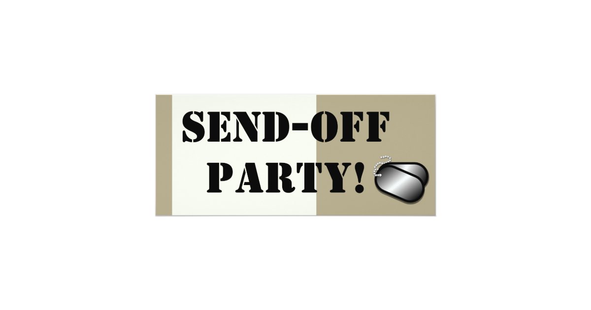 Send Off Party Invitation Card 2
