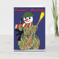 Military Snowman