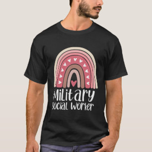 Military Social Worker Rainbow Veterans Help Defen T-Shirt