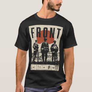 Military Soldiers Frontline Brotherhood Design T-Shirt