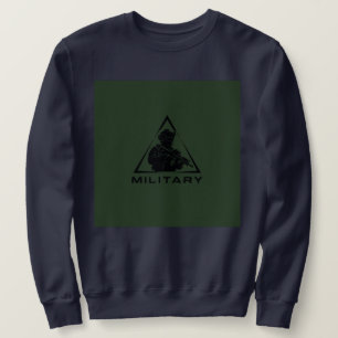 Military spec ops green design sweatshirt