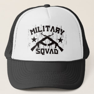 Military Squad AK47 - Black Trucker Hat