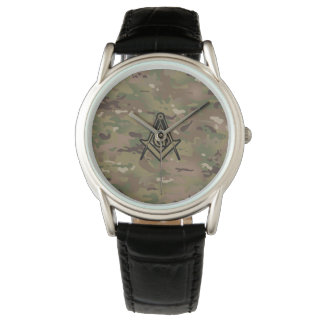 Military Square Compass Watch