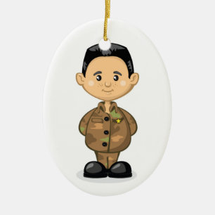 Military - SRF Ceramic Ornament