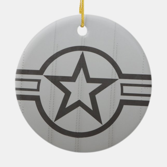 Military Star Ornament (Back)