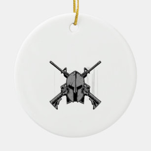 Military strengh  ceramic ornament