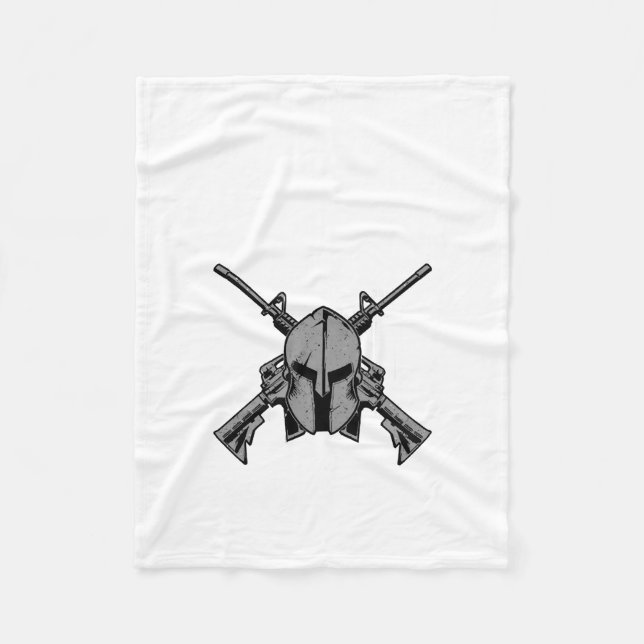 Military strengh  fleece blanket (Front)