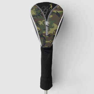 Military-style golf club and golfer club head cover