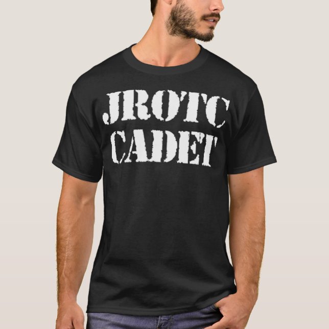 Military Style JROTC Cadet Retro Tshirt (Front)