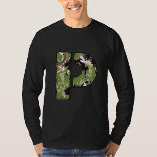 Military Style Letter Of P T-Shirt