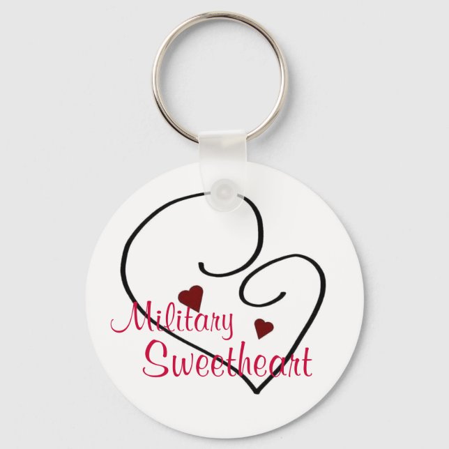 Military Sweetheart Keychain (Front)