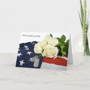 Military Sympathy Card