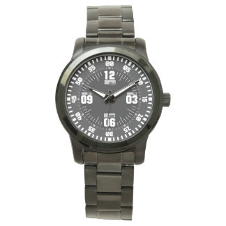 Military tactical operations style black watch