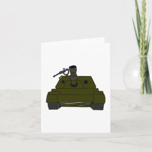 Military Tank Card