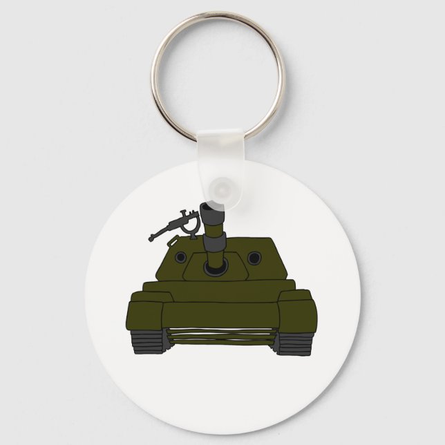 Military Tank Keychain (Front)