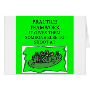 military teamwork joke