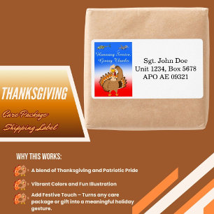Military Thanksgiving Turkey Saluting 