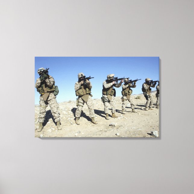 Military Transistion Team members Canvas Print (Front)