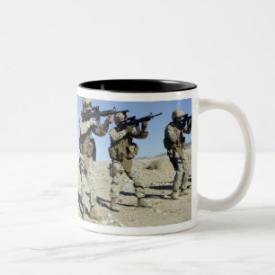 Military Transistion Team members Two-Tone Coffee Mug