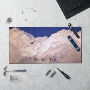 Military Transport Airplane by Shirley Taylor Desk Mat