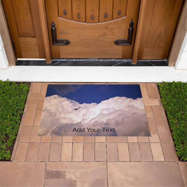 Military Transport Airplane by Shirley Taylor  Doormat (Outdoor)