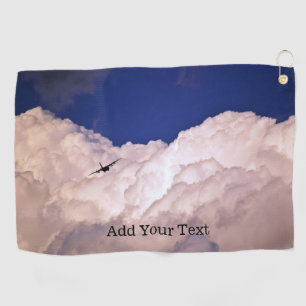 Military Transport Airplane by Shirley Taylor Golf Towel