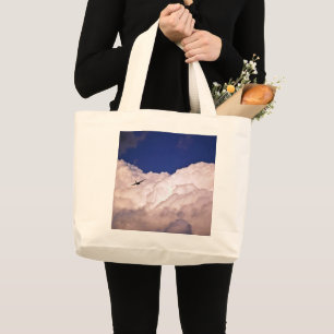 Military Transport Airplane by Shirley Taylor Large Tote Bag