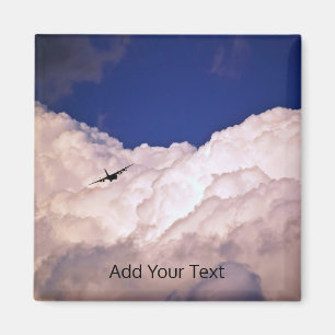 Military Transport Airplane by Shirley Taylor Magnet